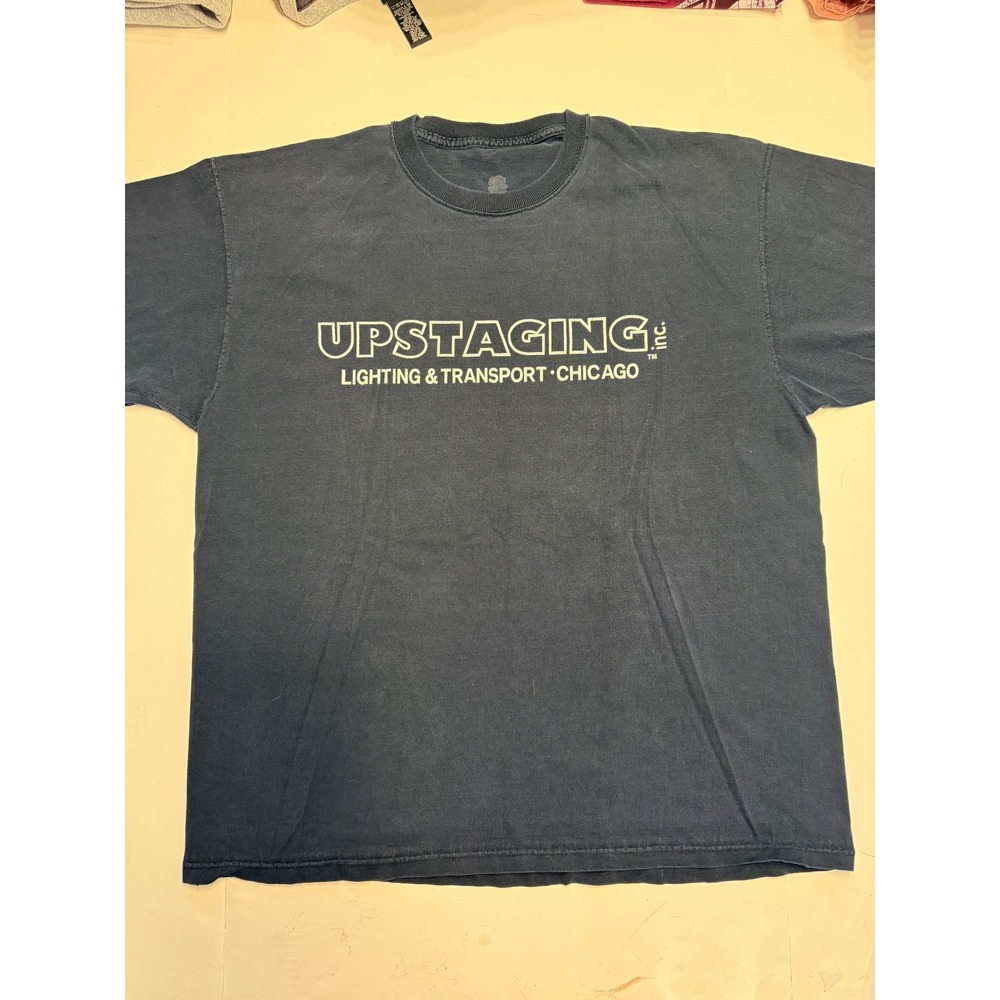 The Offspring Tour 2010 Upstaging Inc Crew T-Shirt Mens XL Black Vintage Graphic